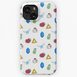 Cuccos Rupees And Hearts Oh My iPhone 15 Slim Phone Case Cover