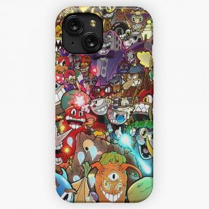 Cuphead Poster Color iPhone 15 Slim Phone Case Cover