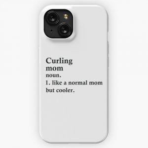 Curling Mom Funny Sport Definition iPhone 15 Slim Phone Case Cover