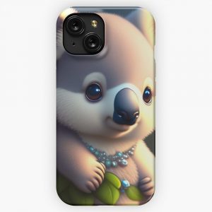 Cute Animals Animal Animals Legendary Animals Cute Bear iPhone 15 Slim Phone Case Cover