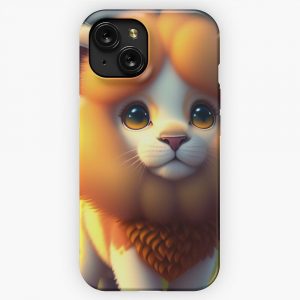 Cute Animals Animal Animals Legendary Animals Cute Lion 2 iPhone 15 Slim Phone Case Cover