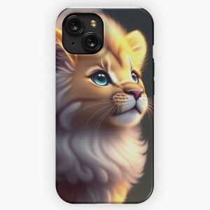 Cute Animals Animal Animals Legendary Animals Cute Lion 3 iPhone 15 Slim Phone Case Cover