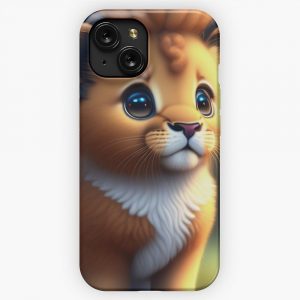 Cute Animals Animal Animals Legendary Animals Cute Lion iPhone 15 Slim Phone Case Cover