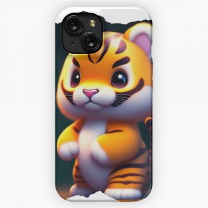 Cute Animals Animal Animals Legendary Animals Cute Tiger iPhone 15 Slim Phone Case Cover