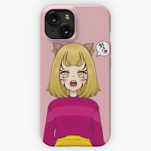 Cute Anime Girl Love iPhone 15 Slim Phone Case Cover