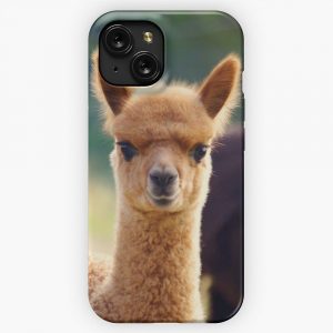 Cute Baby Alpaca iPhone 15 Slim Phone Case Cover