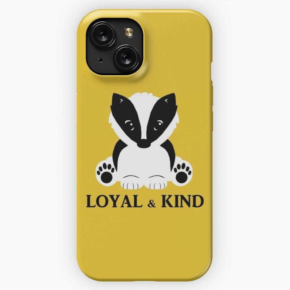 Cute Badger iPhone 15 Slim Phone Case Cover