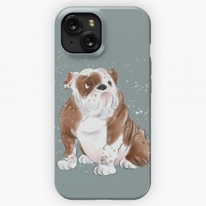 Cute Bulldog iPhone 15 Slim Phone Case Cover