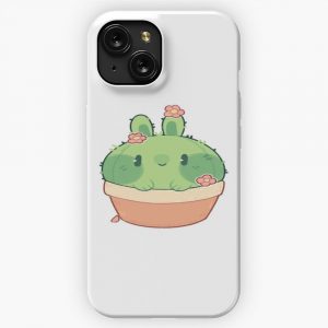 Cute Cactus iPhone 15 Slim Phone Case Cover