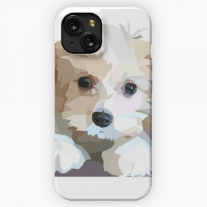 Cute Cavachon Dog iPhone 15 Slim Phone Case Cover