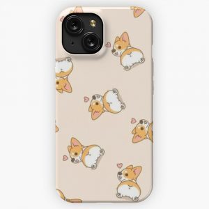Cute Corgi Print I And Prints iPhone 15 Slim Phone Case Cover