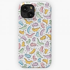Cute Dino Explosion 20 iPhone 15 Slim Phone Case Cover