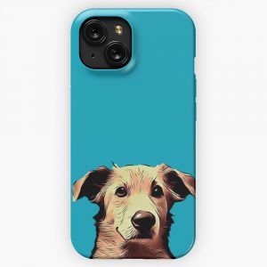 Cute Dog In Comic Style 3 iPhone 15 Slim Phone Case Cover