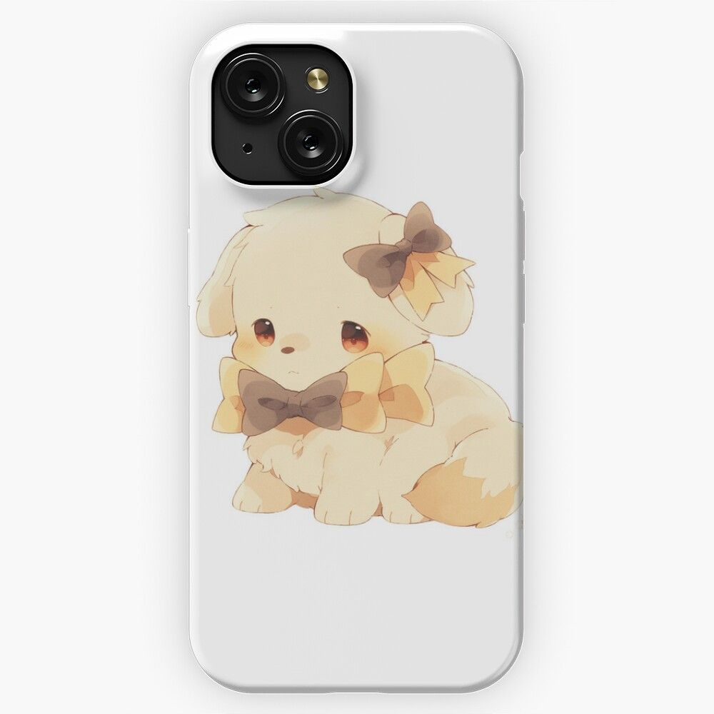 Cute Dog iPhone 15 Slim Phone Case Cover