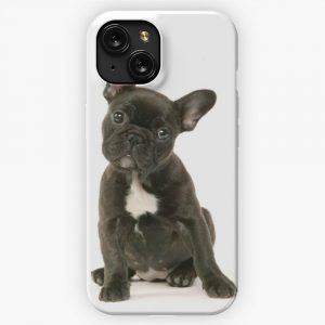 Cute French Bulldog Puppy iPhone 15 Slim Phone Case Cover