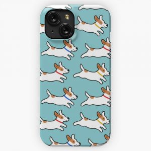 Cute Jack Russell Terrier Running Dog iPhone 15 Slim Phone Case Cover