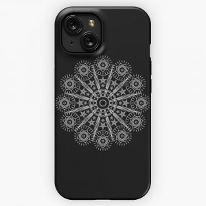 Cute Mandala iPhone 15 Slim Phone Case Cover