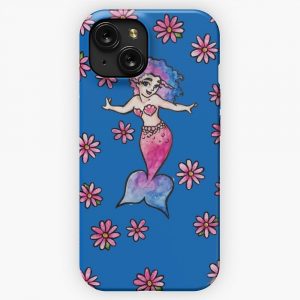 Cute Mermaid 2 iPhone 15 Slim Phone Case Cover