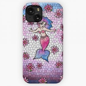 Cute Mermaid 3 iPhone 15 Slim Phone Case Cover