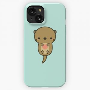 Cute Otter iPhone 15 Slim Phone Case Cover