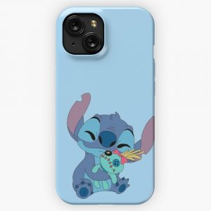 Cute Stitch iPhone 15 Slim Phone Case Cover
