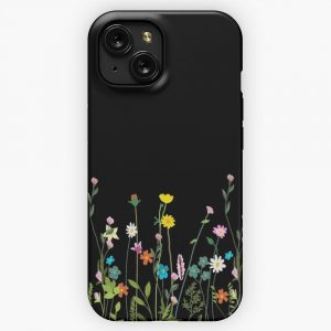 Cute Wildflower Bouquet iPhone 15 Slim Phone Case Cover
