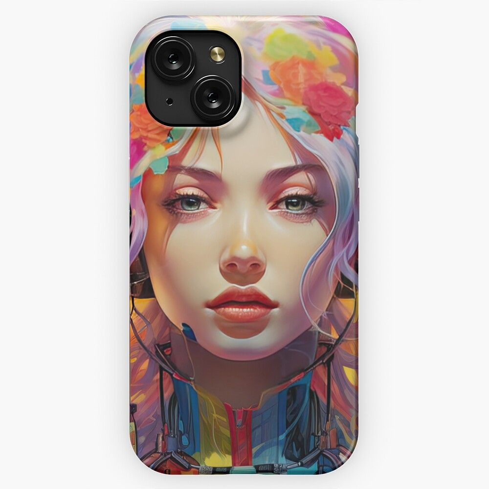 Cyberpunk Vaporwave Art Retro Anime 80S Japanese Aesthetic iPhone 15