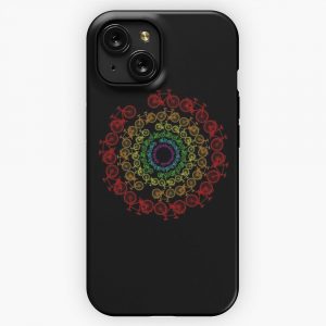 Cyclist Bicycle iPhone 15 Slim Phone Case Cover