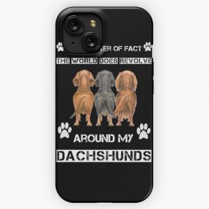 Dachshunds 2 iPhone 15 Slim Phone Case Cover