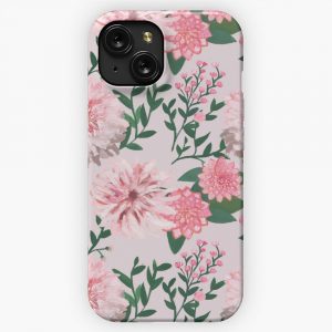 Dahlias iPhone 15 Slim Phone Case Cover