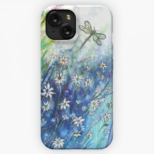 Dainty Daisies iPhone 15 Slim Phone Case Cover