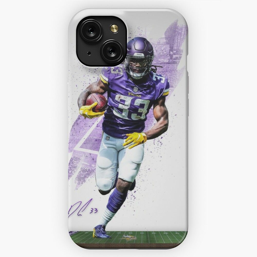 Dalvin Cook Minnesota Sports Art iPhone 15 Slim Phone Case Cover