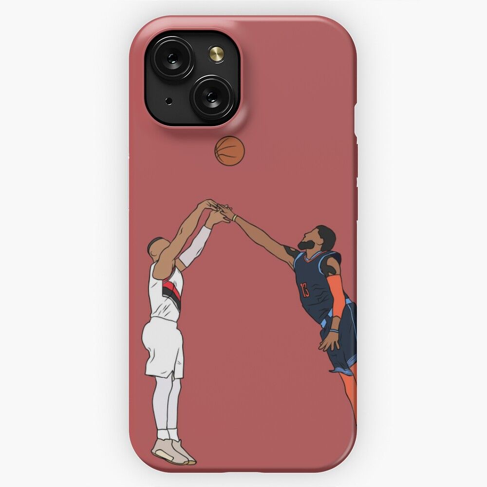 Damian Lillard Game Winner Over Paul George iPhone 15 Slim Phone Case Cover