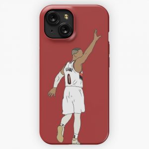 Damian Lillard Waves Goodbye iPhone 15 Slim Phone Case Cover