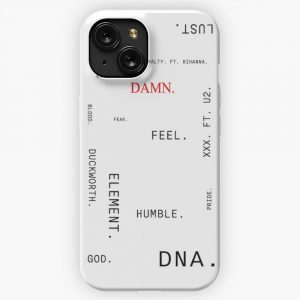 Damn Text Kendrick Lamar Album iPhone 15 Slim Phone Case Cover
