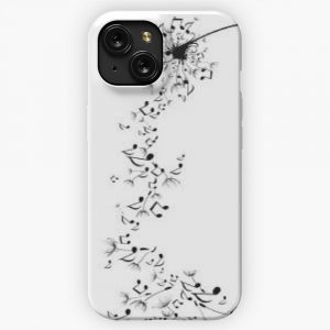 Dandelion Seeds Into Music Notes iPhone 15 Slim Phone Case Cover