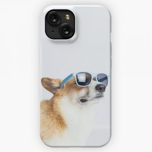 Dapper Corgi iPhone 15 Slim Phone Case Cover