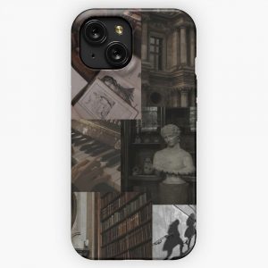 Dark Academia Collage iPhone 15 Slim Phone Case Cover