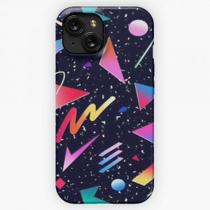 Dark Vaporwave iPhone 15 Slim Phone Case Cover