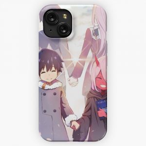 Darling In The Franxx Hiro And Zero Two iPhone 15 Slim Phone Case Cover