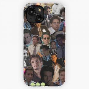 David Duchovny Fox Mulder Collage iPhone 15 Slim Phone Case Cover