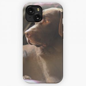 Daydream Chocolate Labrador iPhone 15 Slim Phone Case Cover