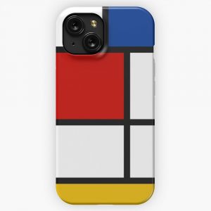 De Stijl 1 Mondrian Inspired iPhone 15 Slim Phone Case Cover
