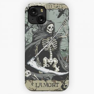 Death Card iPhone 15 Slim Phone Case Cover