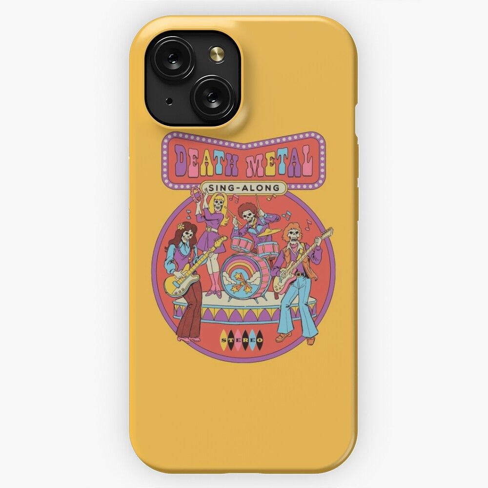 Death Metal Sing Along iPhone 15 Slim Phone Case Cover