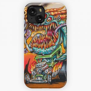 Deep One Hot Rod iPhone 15 Slim Phone Case Cover