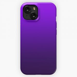 Deep Purple Fade iPhone 15 Slim Phone Case Cover