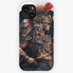 Defender Of The Aztec Nation iPhone 15 Slim Phone Case Cover
