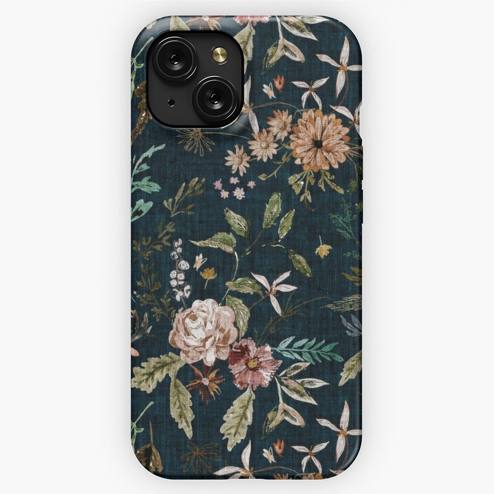Delilah Summer Teal iPhone 15 Slim Phone Case Cover