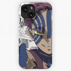 Demon Akaza iPhone 15 Slim Phone Case Cover